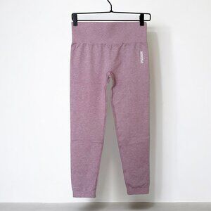 NEW Gymshark Size Large Adapt Marl Seamless Leggings L Light Purple GLLG4114